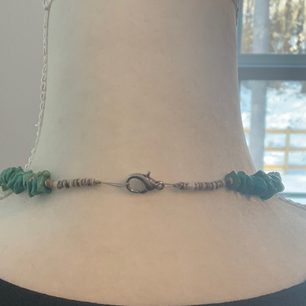 Turquoise chip necklace - Picture 3 of 4
